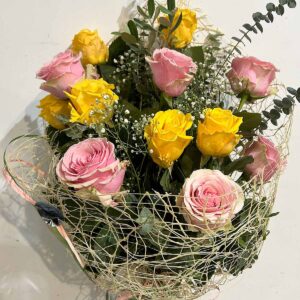 Ramo de rosas Amarillas y Rosas